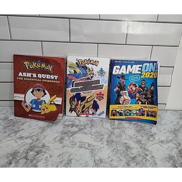 Ash's Quest & Galar Region (Pokémon)Game On 2020 Guidebooks Strategy Guides*Read - Picture 1 of 8
